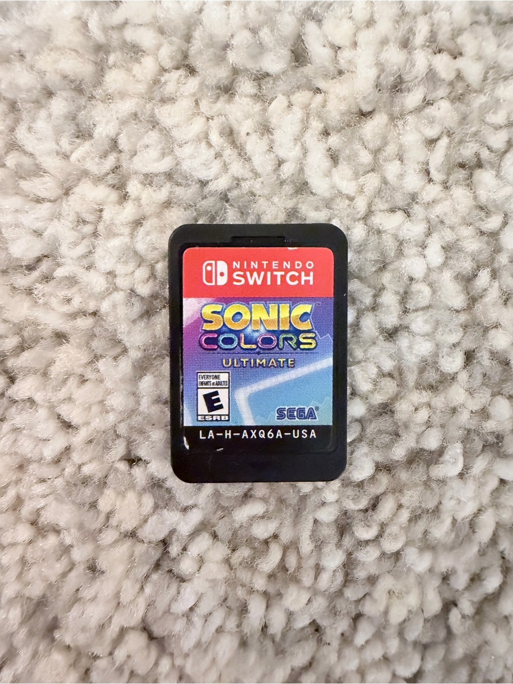 Nintendo Switch Sonic Colors Ultimate Cartridge